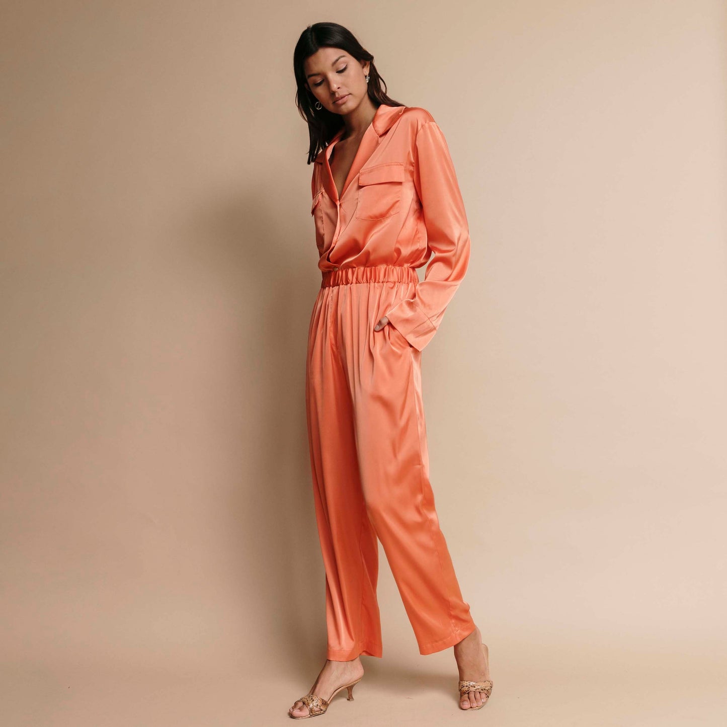 The Co-ord Set in Apricot