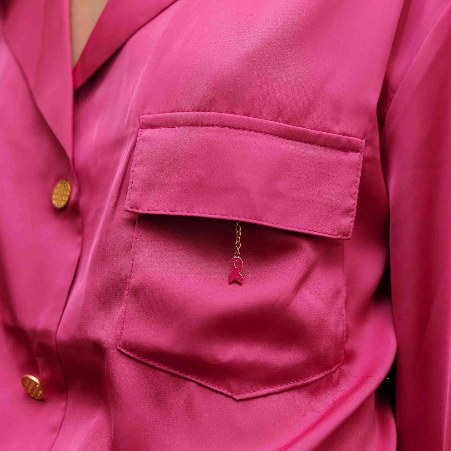 The Pink Ribbon Charm