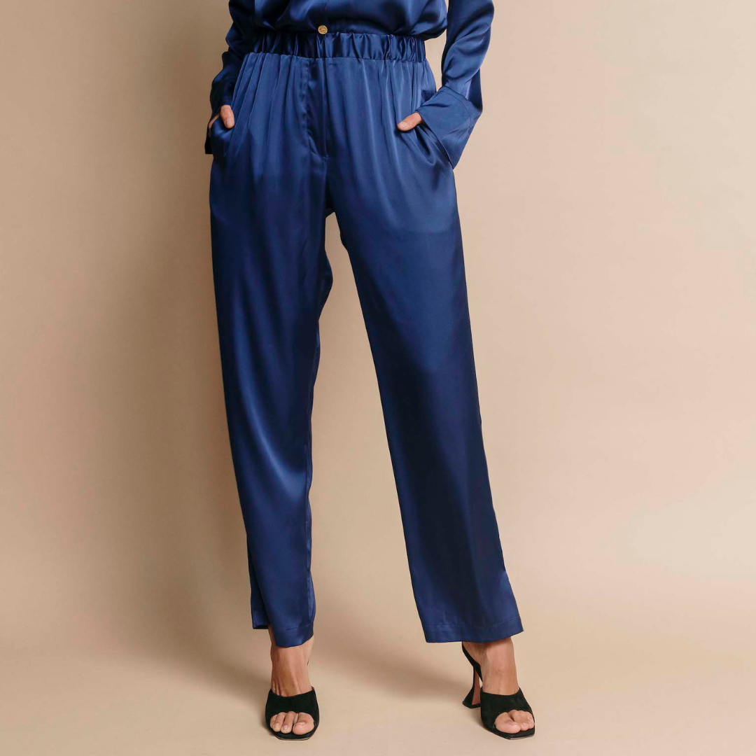 The Jet Set Pant in Mediterranean Blue