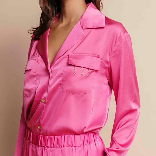 The Jet Set Top in Fuchsia