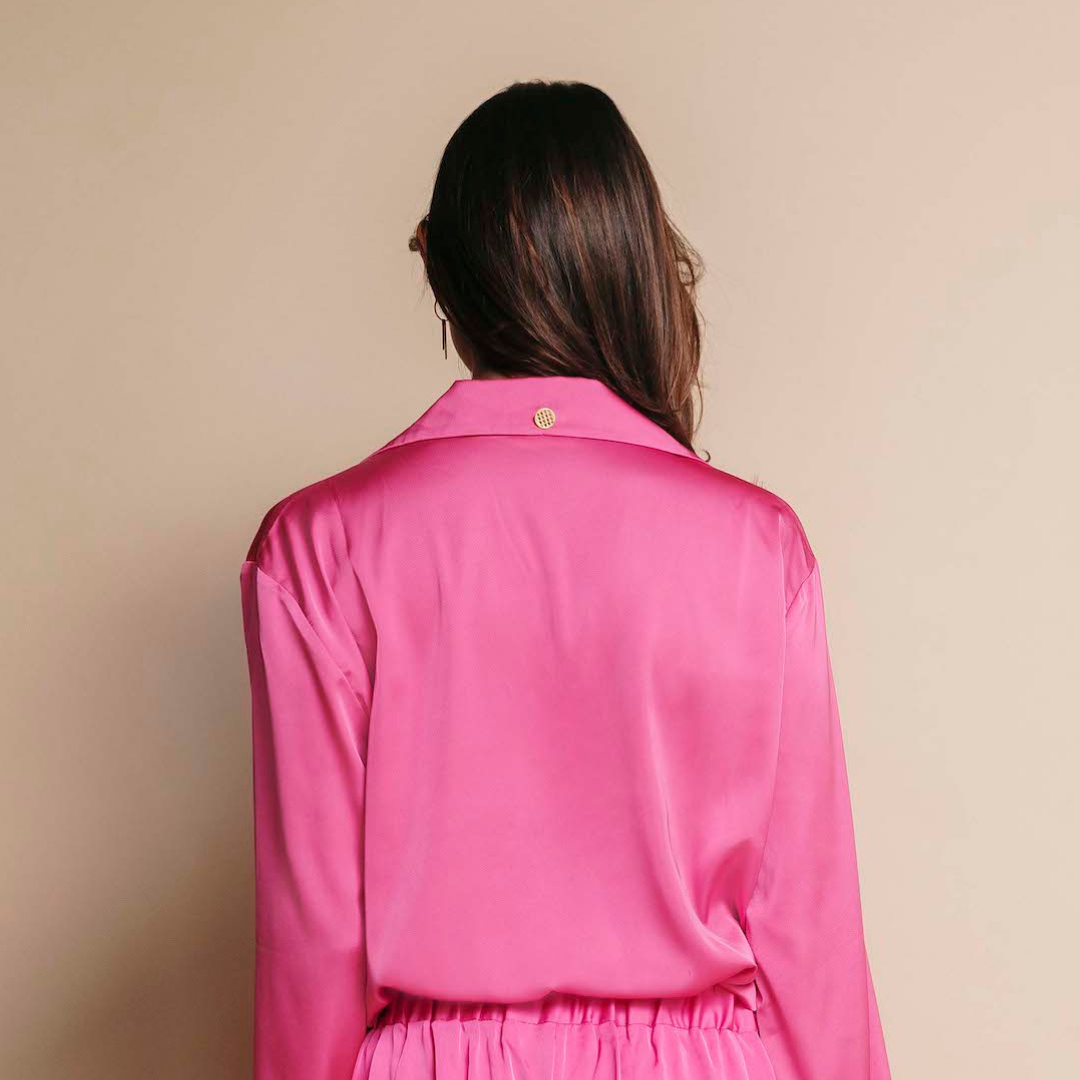 The Jet Set Top in Fuchsia