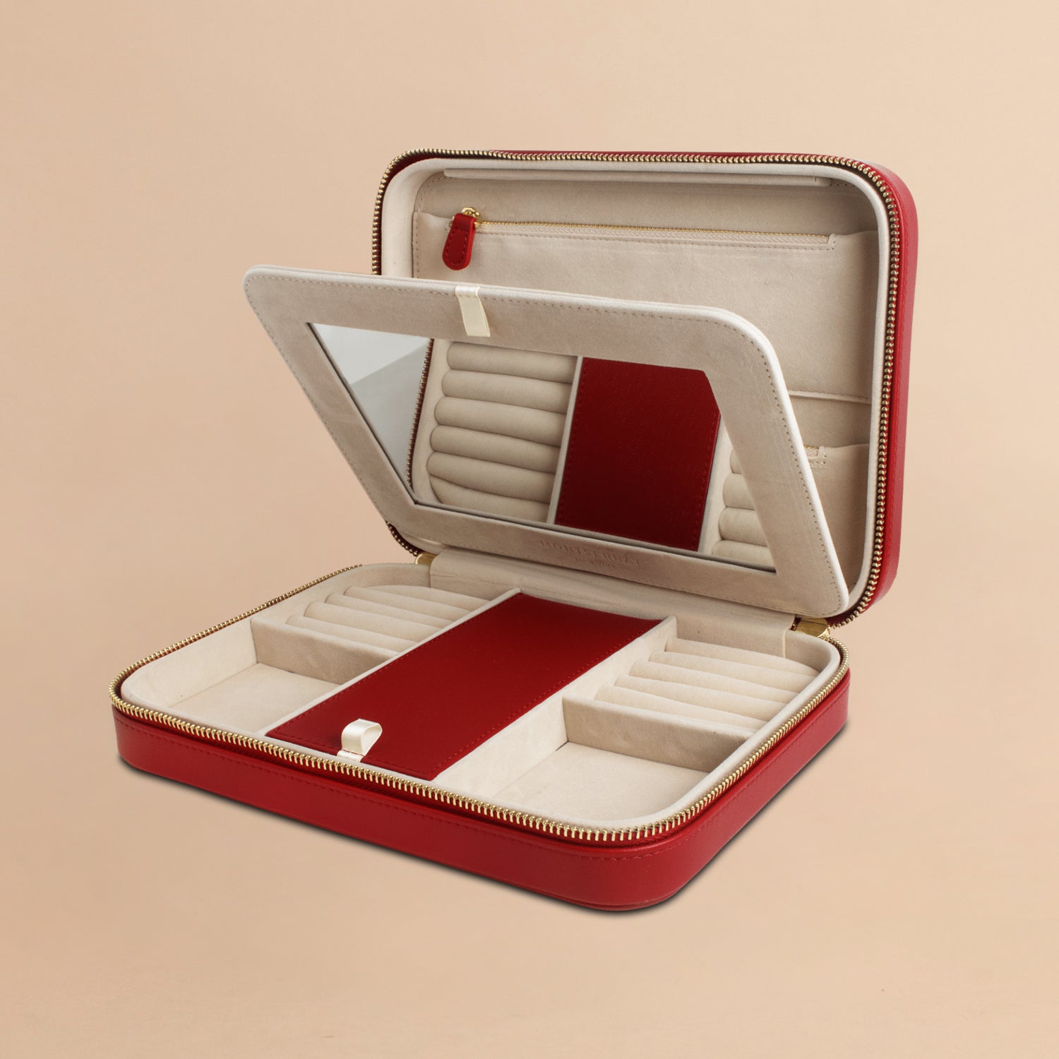 Extra Large Large Leather Jewelry Case Blue Jewelry Armoire