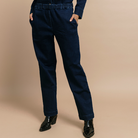 The Jet Set Pant in Denim