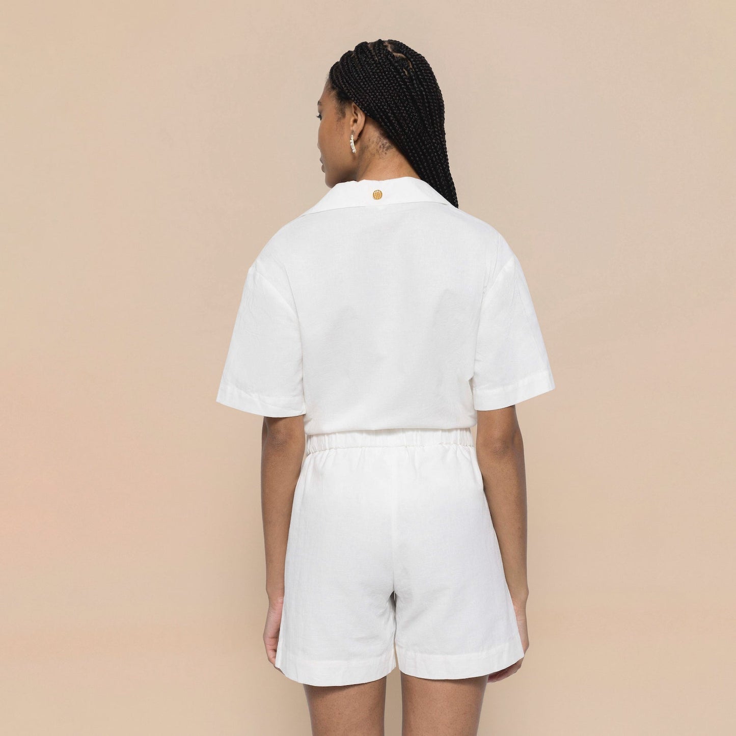 The Co-Ord Short Set in Linen