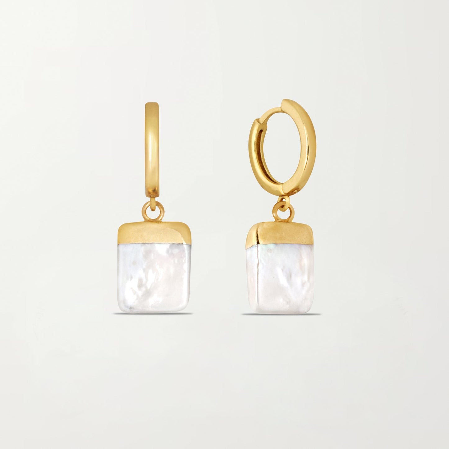 The Hielo Huggie Earrings